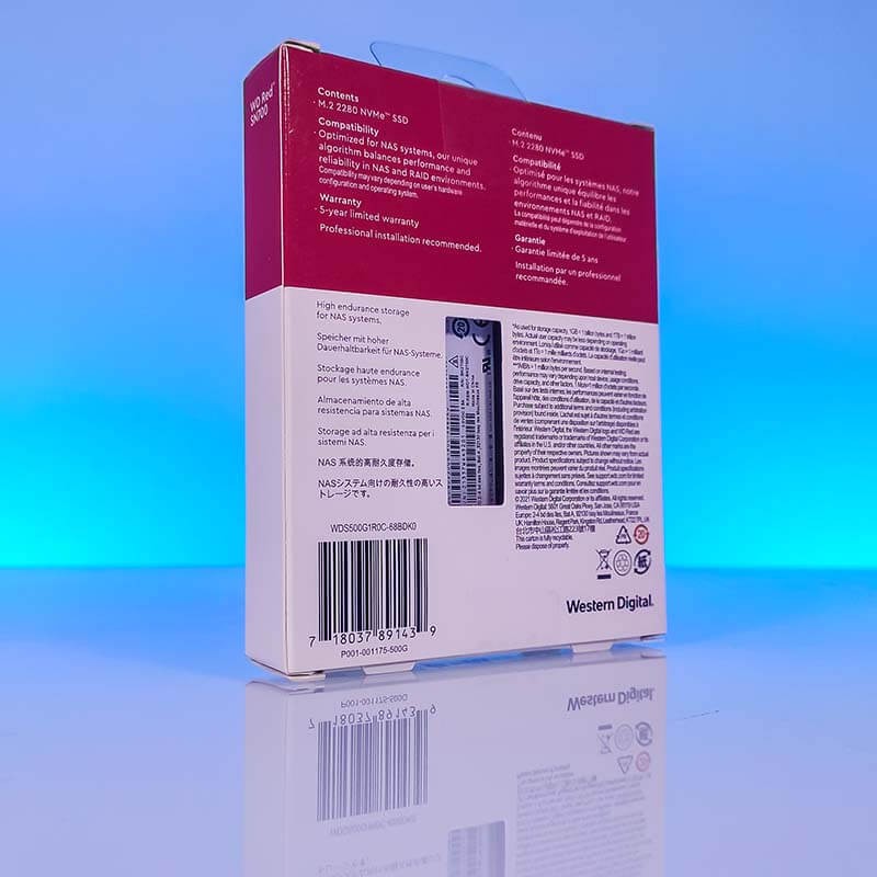 Memorias NVMe M.2  Western Digital RED SN700 - 37228