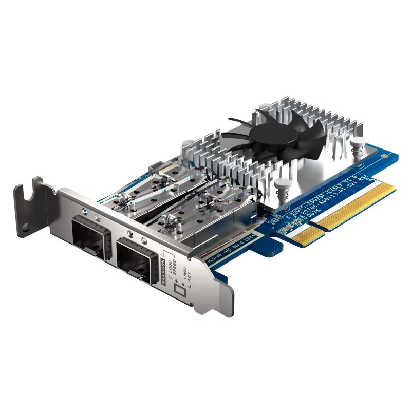 QXG-25G2SF-CX6 Tarjeta de red 25 Gigabit SFP+ x 2 (PCIe 3.0 x8) compatible con Windows, QNAP QTS y Linux - 38507