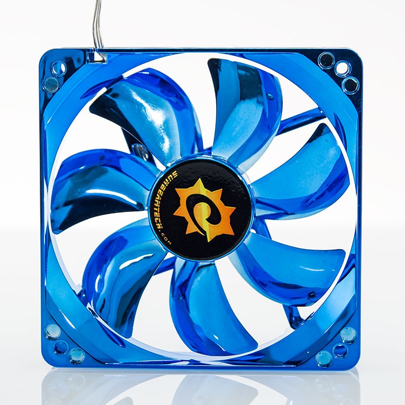 SBT-LF-08-R LED Fan / 8 cm / 4 Leds Rojo - Red