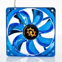 SBT-LF-08-R LED Fan / 8 cm / 4 Leds Rojo - Red